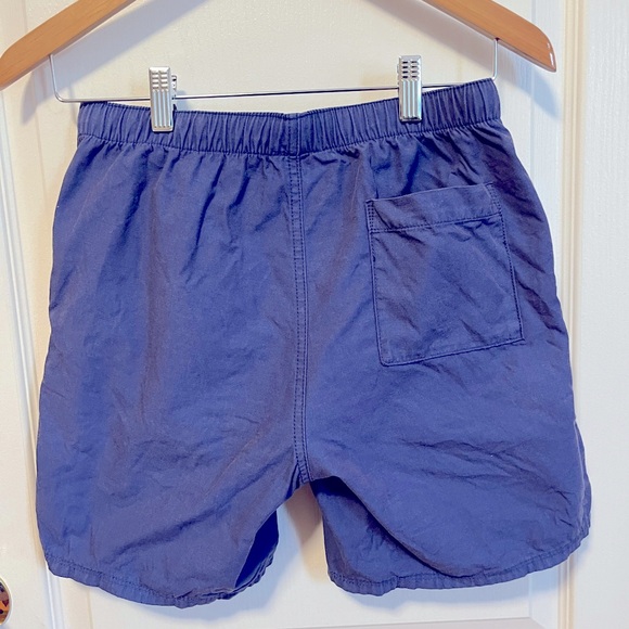 Roots drawstring shorts in a deep periwinkle blue, size XS - Picture 4 of 4